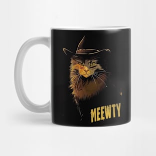 Cat Cowboy Meow in the West Mug